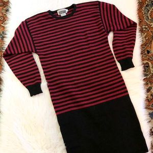 Vintage Moonglow Knits Sweater Dress Size Small
